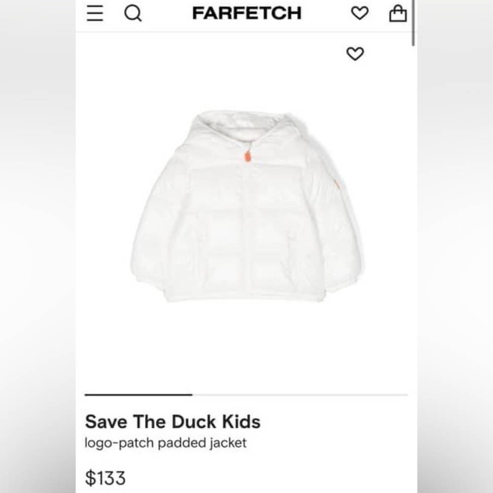 Savethe duck down feather puffer jacket - toddler